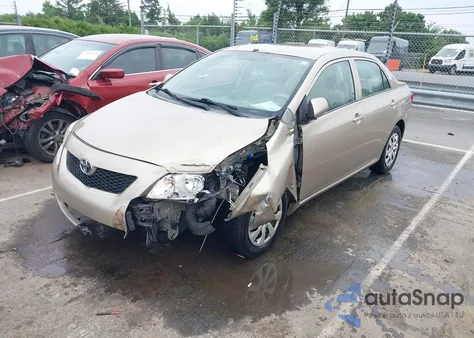 2009 Toyota Corolla Le from USA, damaged, VIN 2T1BU40E99C058370
